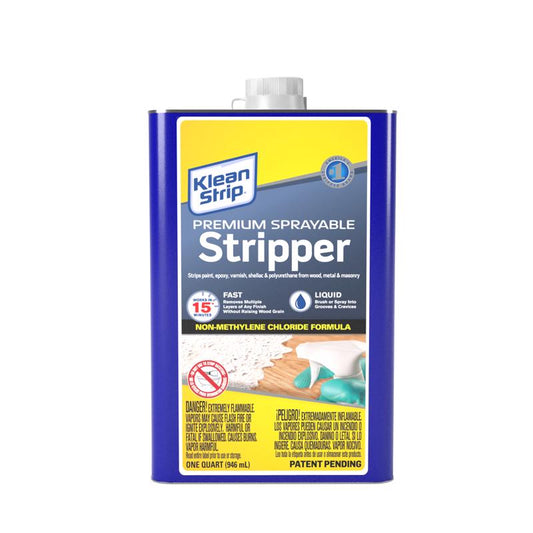 Klean Strip Premium Sprayable Fast Paint and Varnish Stripper 1 qt