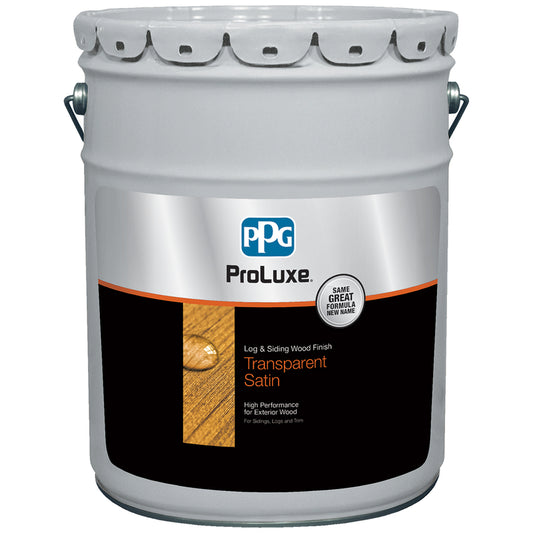 ProLuxe Cetol Log and Siding Transparent Satin Dark Oak Oil-Based Wood Finish 5 gal