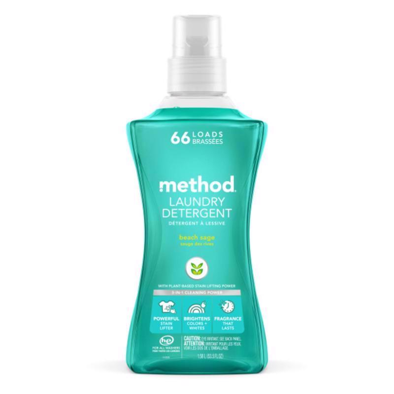 Method Beach Sage Scent Laundry Detergent Liquid 53.5 oz 1 pk