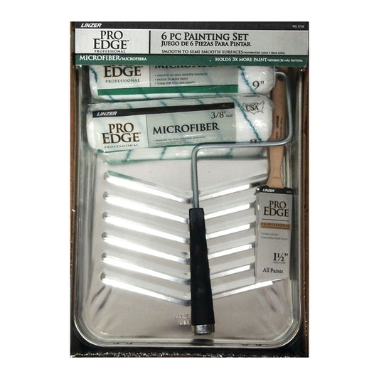 Linzer Pro Edge Metal 11 in. W X 15 in. L 1 qt Paint Tray Set