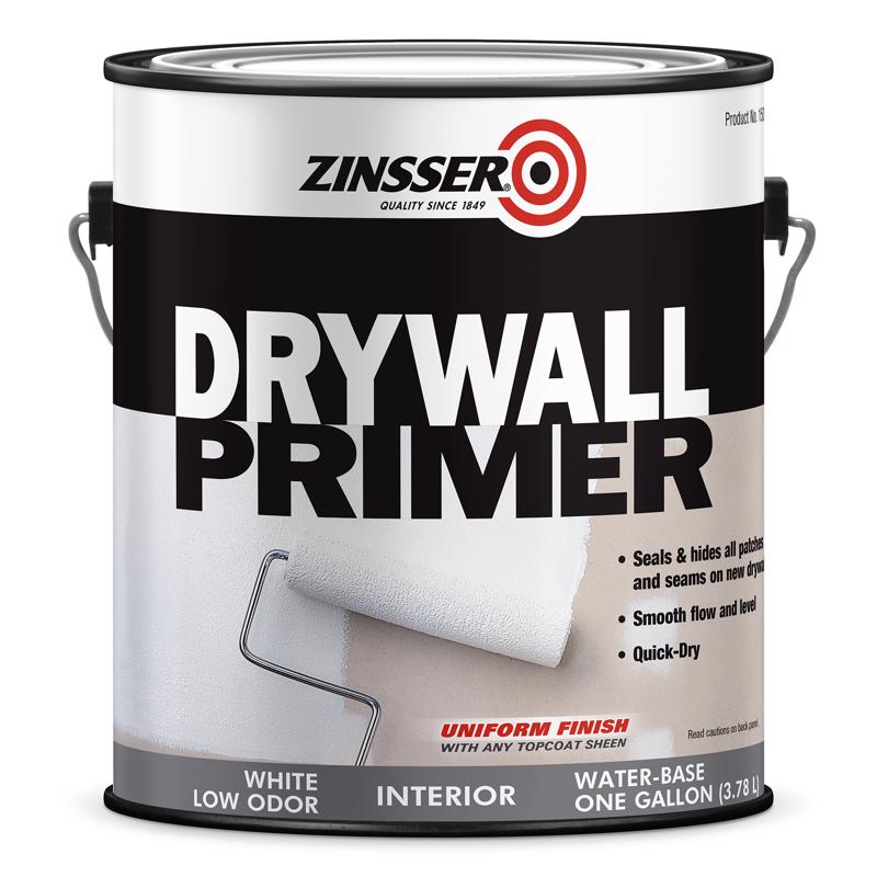 Zinsser White Flat/Matte Water-Based Styrenated Acrylic Primer 1 gal