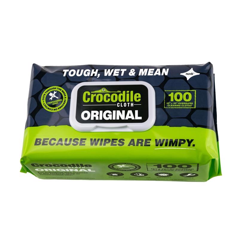 Crocodile Cloth Original Fiber Blend Cleaning Wipes 15 in. W X 10 in. L 100 pk