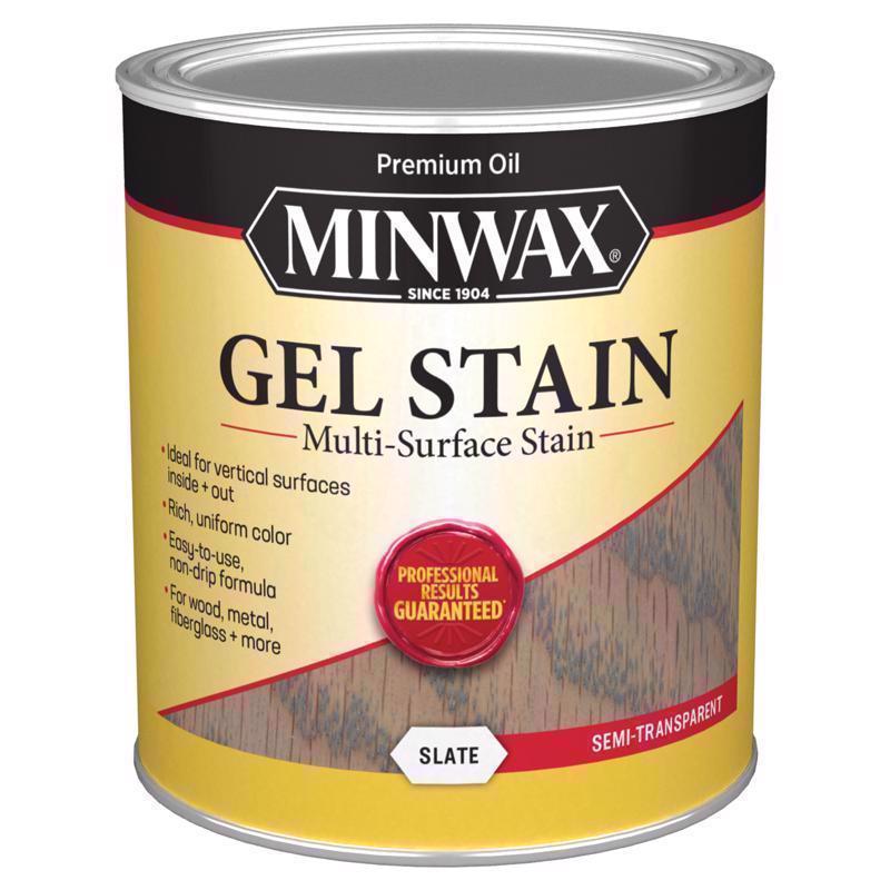 Minwax Gel Stain Semi-Transparent Slate Oil-Based Gel Stain 1 qt