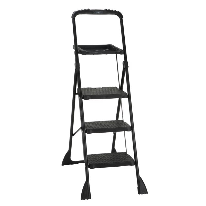 Cosco 60.98 in. H X 21.65 in. W X 3.31 in. D 250 lb. capacity 3 step Steel Folding Step Stool