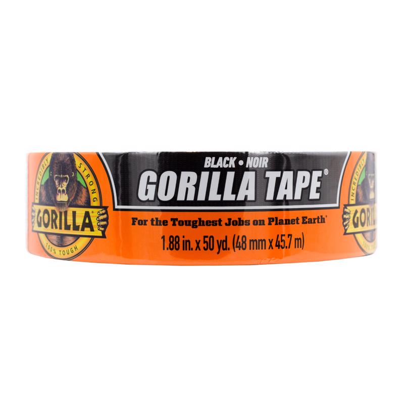 Gorilla 1.88 in. W X 50 yd L Black Duct Tape