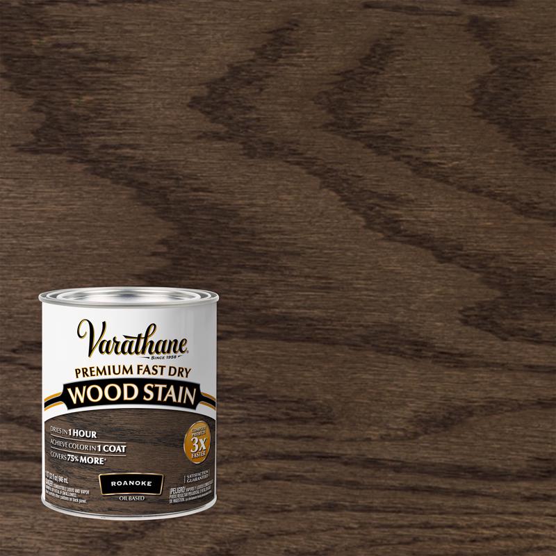 Varathane Roanoke Oil-Based Urethane Modified Alkyd Fast Dry Wood Stain 1 qt