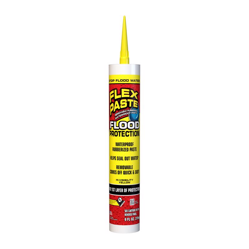 Flex Seal Family of Products Flood Protection Yellow Rubber Coating 9 oz