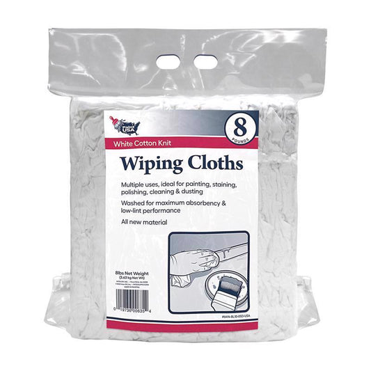 Paint USA Cotton Knit Wiping Rags 8 lb 1 pk