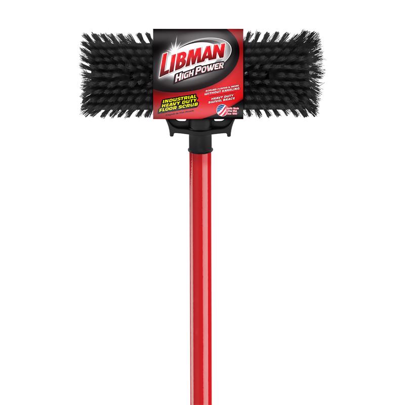 Libman 13.5 in. W Steel Handle Heavy Duty Scrub Brush