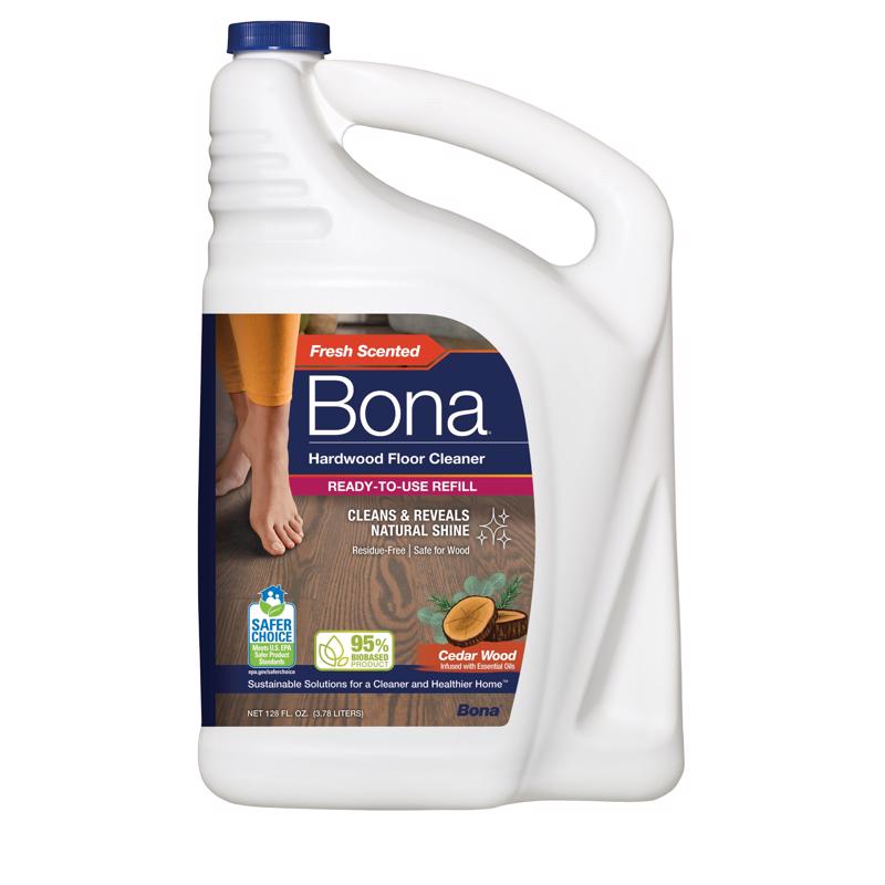 Bona Cedarwood Scent Hardwood Floor Cleaner Liquid 128 oz