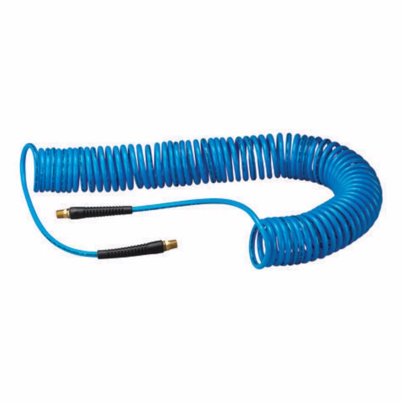 Amflo 50 ft. L Polyurethane Recoil Air Hose 200 psi Blue