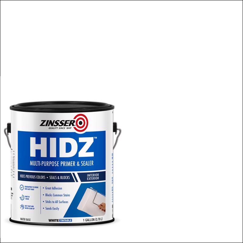 Zinsser HIDZ White Flat Water-Based Primer and Sealer 1 gal