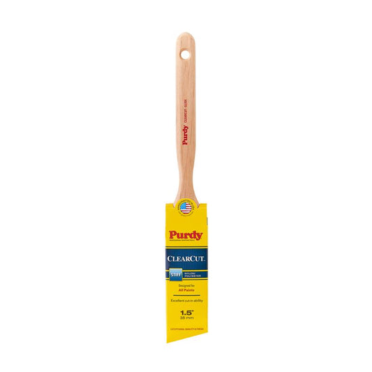 Purdy Clearcut Glide 1-1/2 in. Stiff Angle Paint Brush