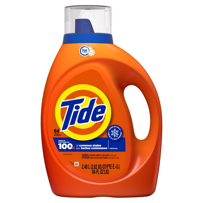 Tide HE Turbo Clean Original Scent Detergent Liquid 84 fl. oz. 1 pk