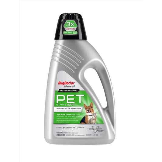 Rug Doctor Bissell Pet Stain Carpet Cleaner 48 oz Liquid Concentrated