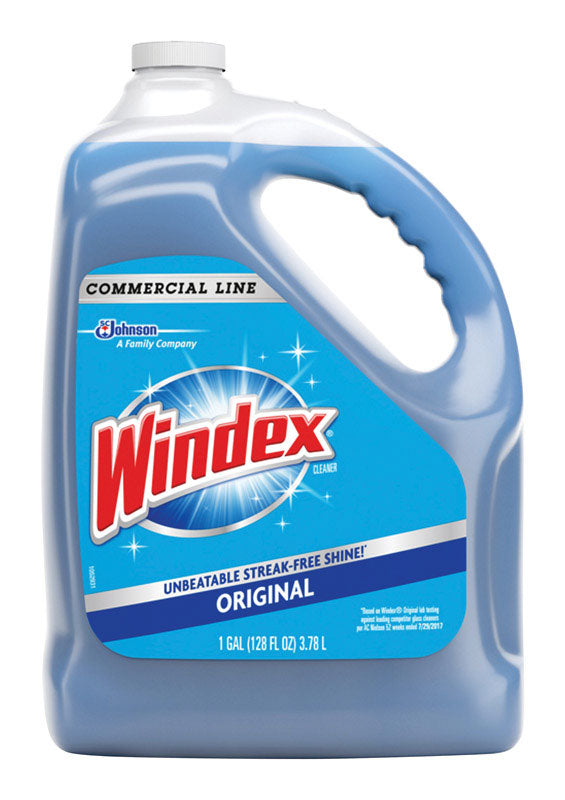 Windex Commercial Line No Scent Glass and Surface Cleaner 1 gal Liquid