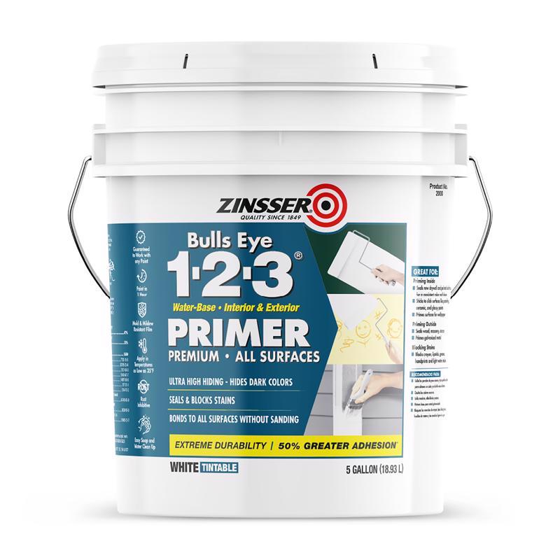 Zinsser Bulls Eye 123 White Primer and Sealer 5 gal