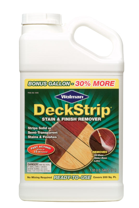 Wolman DeckStrip Stain & Finish Remover 1.32 gal