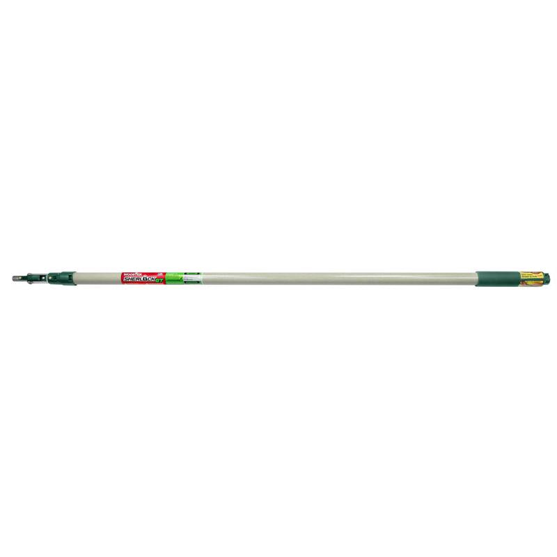 Wooster Sherlock Telescoping 8 ft. L X 1 in. D Aluminum Extension Pole White/Green