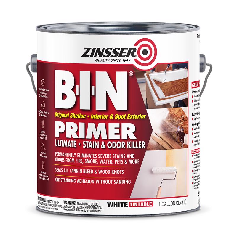 Zinsser B-I-N White Shellac-Based Primer and Sealer 1 gal