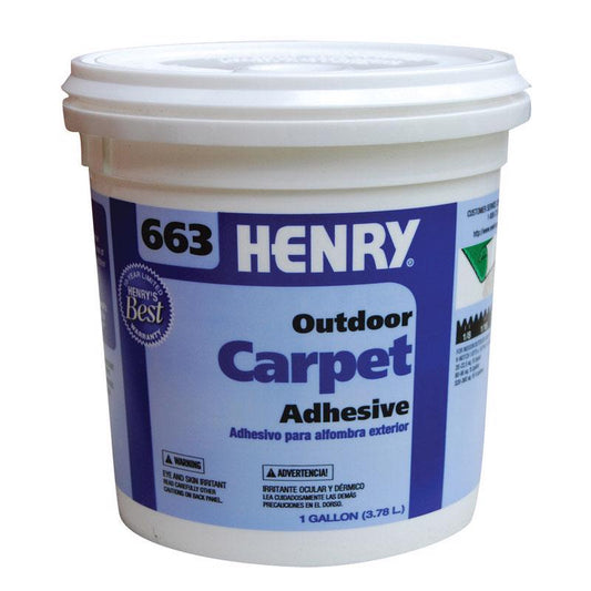 Henry 663 Outdoor Carpet High Strength Latex Beige Adhesive 1 gal