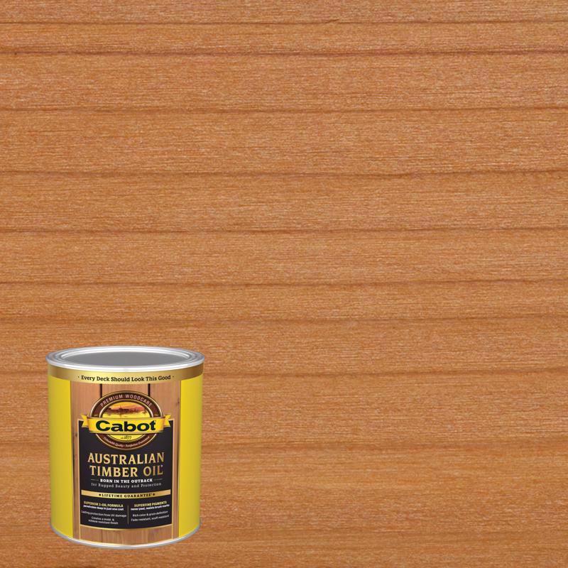 Cabot Australian Timber Oil Transparent Honey Teak Oil-Based Australian Timber Oil 1 qt