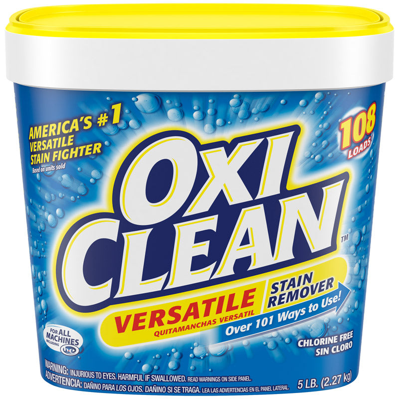 OxiClean No Scent Stain Remover Powder 5 lb 1 pk