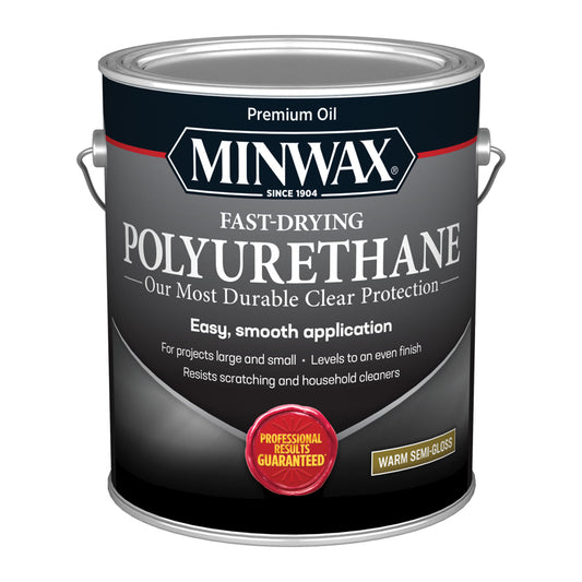 Minwax Semi-Gloss Clear Oil-Based Fast-Drying Polyurethane 1 gal