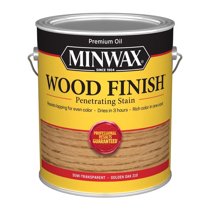 Minwax Wood Finish Semi-Transparent Golden Oak Oil-Based Penetrating Stain 1 gal