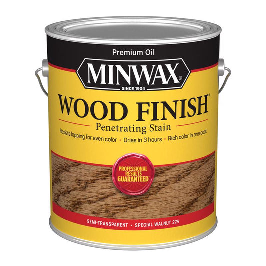 Minwax Wood Finish Semi-Transparent Special Walnut Oil-Based Penetrating Stain 1 gal