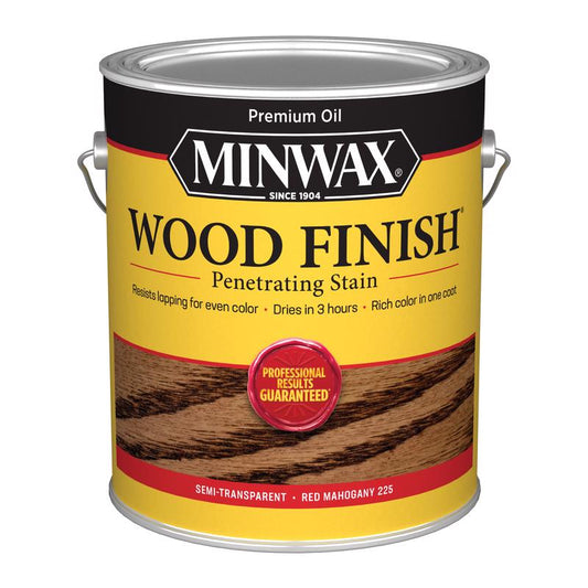 Minwax Wood Finish Semi-Transparent Red Mahogany Oil-Based Penetrating Stain 1 gal