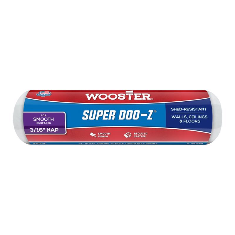 Wooster Super Doo-Z Fabric 9 in. W X 3/16 in. Regular Paint Roller Cover 1 pk