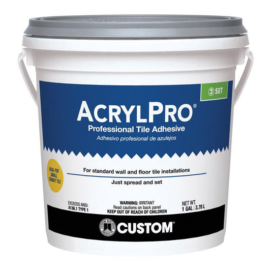 Custom Building Products AcrylPro Ceramic Tile Adhesive 1 gal