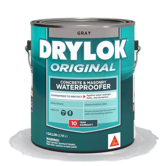 Drylok Flat Gray Latex Masonry Waterproof Sealer 1 gal