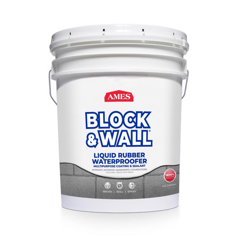 AMES Block & Wall White Liquid Rubber Waterproof and Sealer