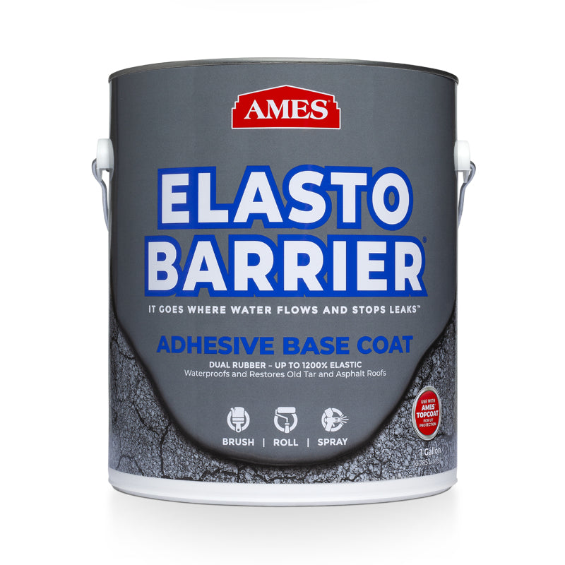 AMES Elasto-Barrier Gray Acrylic Elastomeric Roof Coating