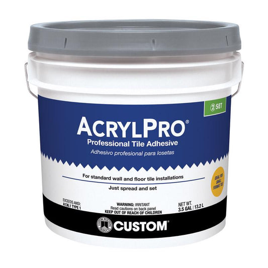 Custom Building Products AcrylPro Ceramic Tile Adhesive 3.5 gal