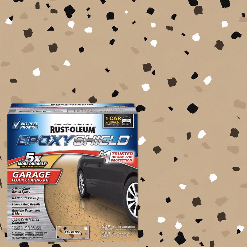 Rust-Oleum Tan Garage Floor Coating Kit 1 gal