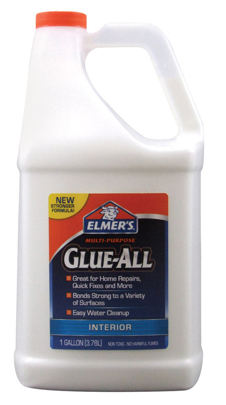 Elmer's Glue-All High Strength Polyvinyl acetate homopolymer Clear All Purpose Adhesive 1 gal