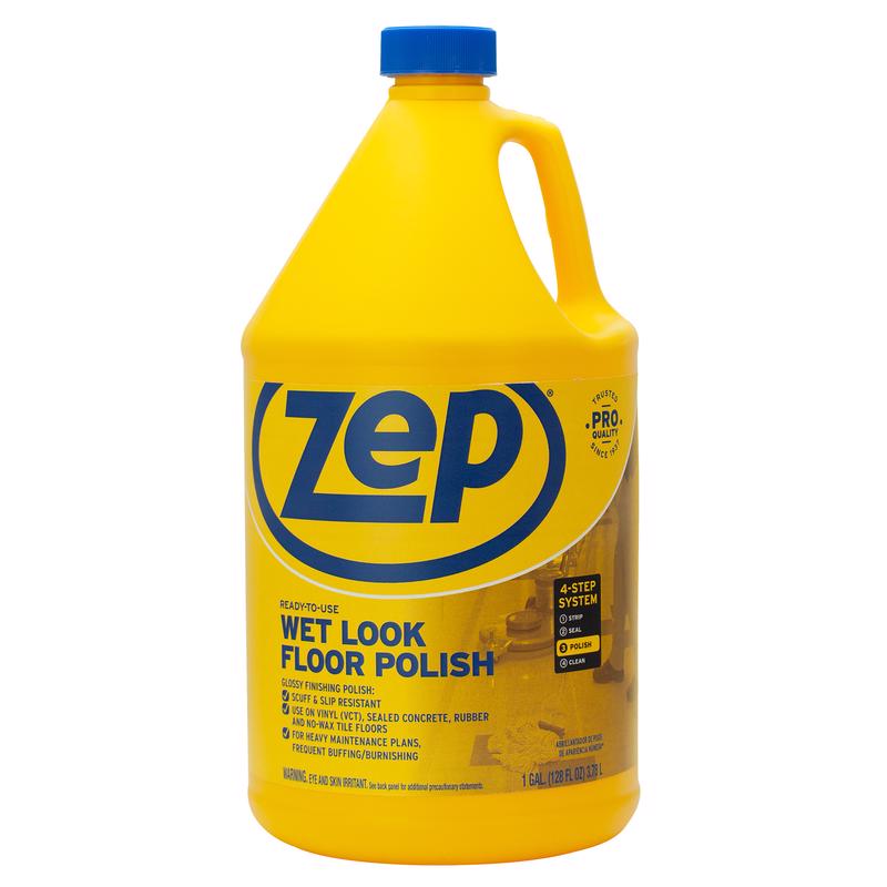 Zep Wet Look Floor Polish Liquid 1 gal