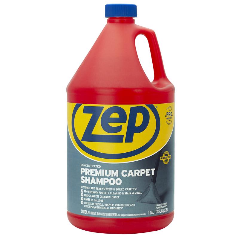 Zep Pleasant Scent Carpet Shampoo 128 oz Liquid