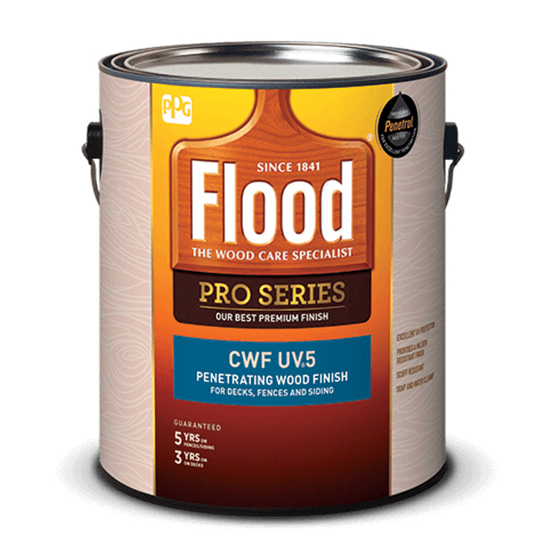 Flood CWF-UV 5 Matte Natural Water-Based Wood Finish 1 gal