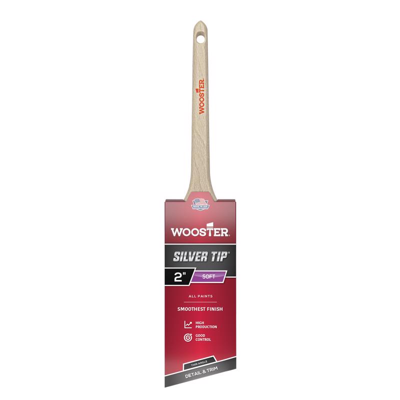 Wooster Silver Tip 2 in. Soft Thin Angle Paint Brush