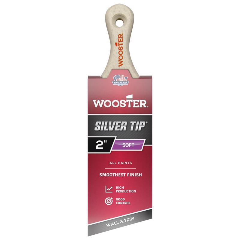 Wooster Silver Tip 2 in. Soft Angle Paint Brush