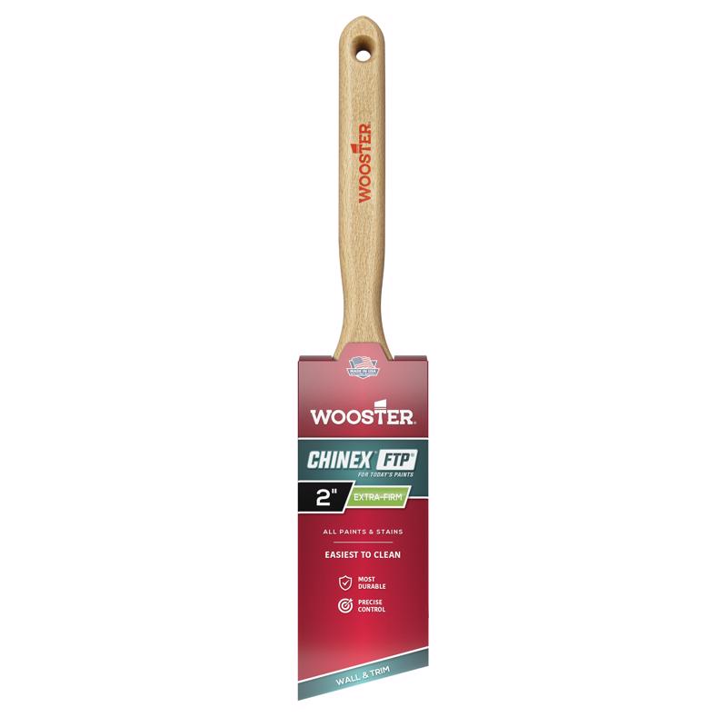 Wooster Chinex FTP 2 in. Extra Firm Angle Oil-Based Paint Brush