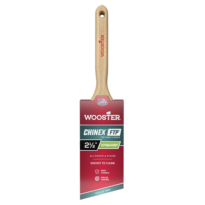 Wooster Chinex FTP 2-1/2 in. Extra Firm Angle Paint Brush