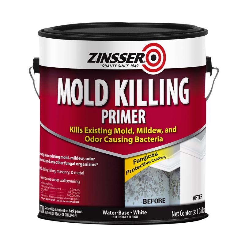 Zinsser White Water-Based Acrylic Mold Killing Primer 1 gal