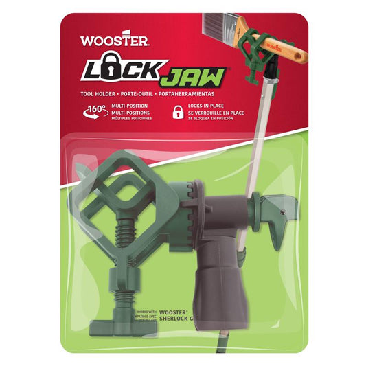 Wooster Lock Jaw n/a in. L X 1-3/8 in. D Plastic Tool Holder Green