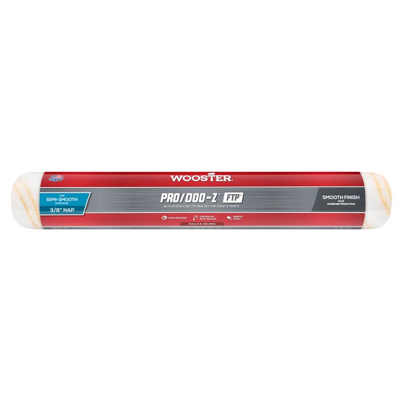 Wooster Pro/Doo-Z FTP Synthetic Blend 18 in. W X 3/8 in. Paint Roller Cover 1 pk