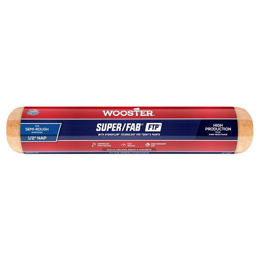 Wooster Super/Fab FTP Knit 14 in. W X 1/2 in. Paint Roller Cover 1 pk